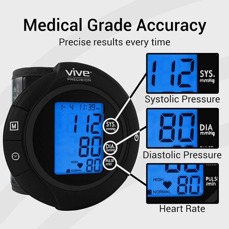 Vive Health Wrist Blood Pressure monitor : BT-V -Vive