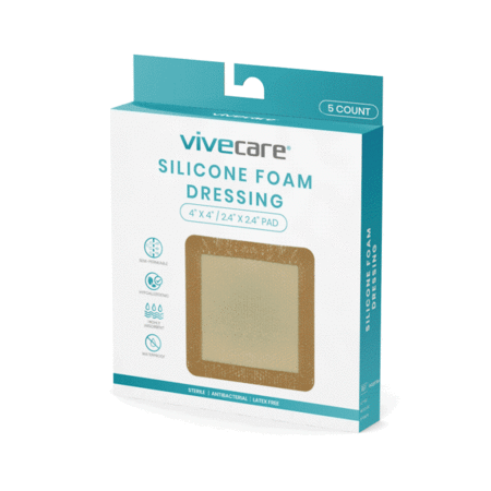 Vive Health Silicone Foam Dressing - Vive