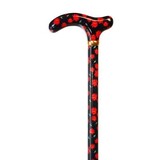 Harvy Canes Royal Red Flowers Cane