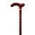 Harvy Canes Royal Red Flowers Cane