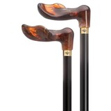 Harvy Canes Palm Grip Cane Amber Right