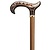 Harvy Canes Ladies Derby Brown Pearl Swirl Cane
