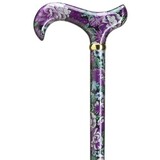 Harvy Canes Purple Panies Cane Ladies Solid Wood