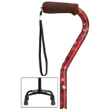 Harvy Canes Small Base Quad Cane