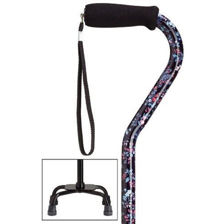 Harvy Canes Small Base Quad Cane