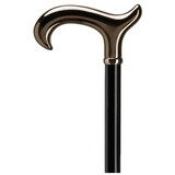 Harvy Canes Black Chrome Derby Cane