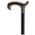 Harvy Canes Black Chrome Derby Cane