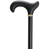 Harvy Canes Hand Stitched Genuine Leather Derby Handle