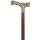 Harvy Canes Mustang Ivory and silver wooden cane TEST