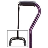 Harvy Canes Small Base Granite Quad Cane Purple
