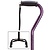 Harvy Canes Small Base Granite Quad Cane Purple