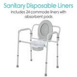 Vive Health Commode Liners 72 Pack