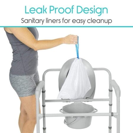 Vive Health Commode Liners 72 Pack