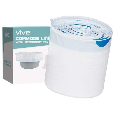Vive Health Commode Liners 48 Pack