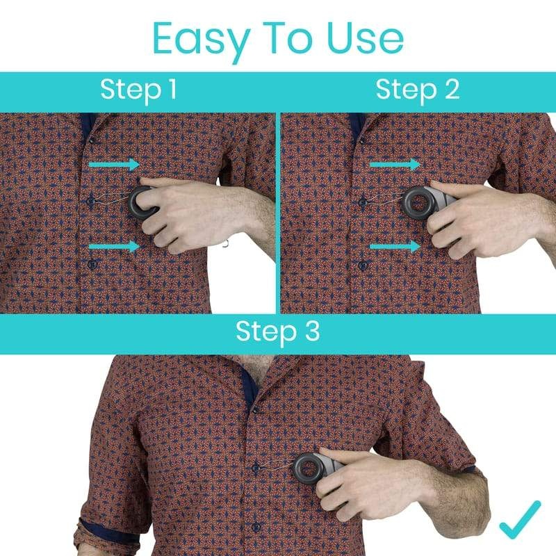 Vive Health Button Hook (with Finger Hole)