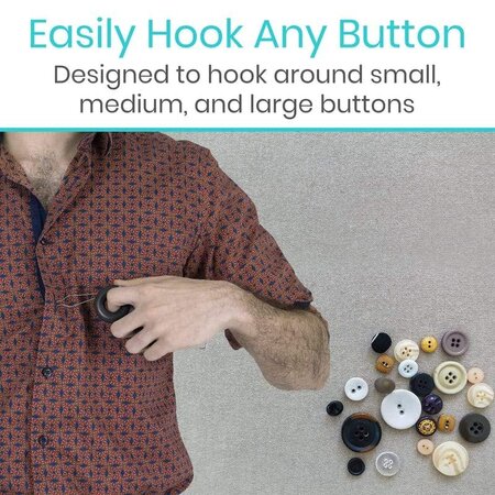 Vive Health Button Hook (With Finger Hole)