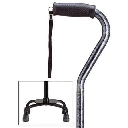 Harvy Canes Small Base Granite Quad Cane
