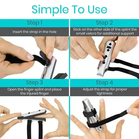 Vive Health Aluminum Finger Splint