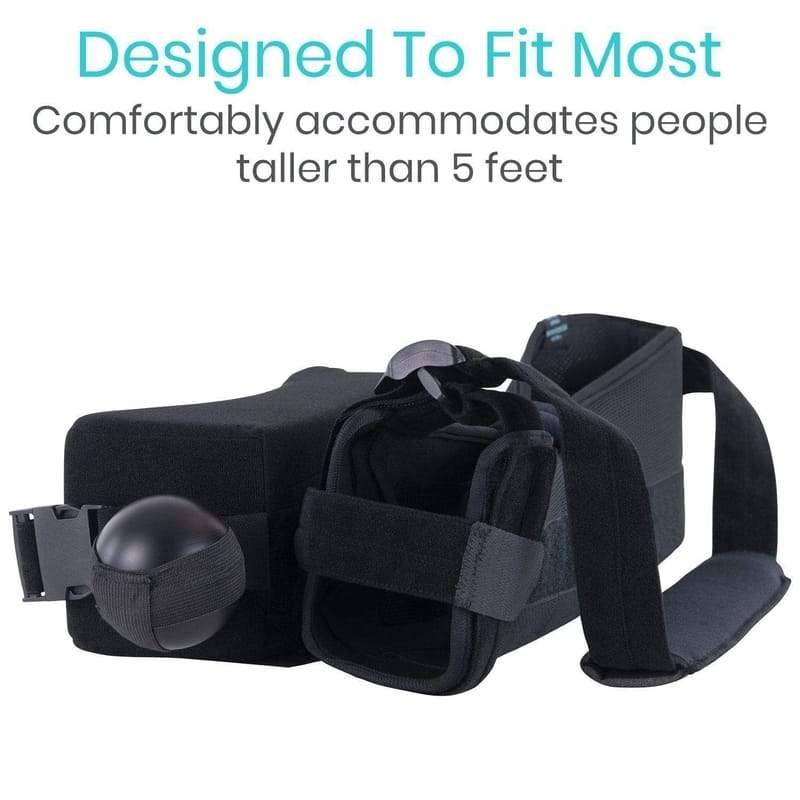 Adjustable shoulder abduction with pillow arm sling pain relief