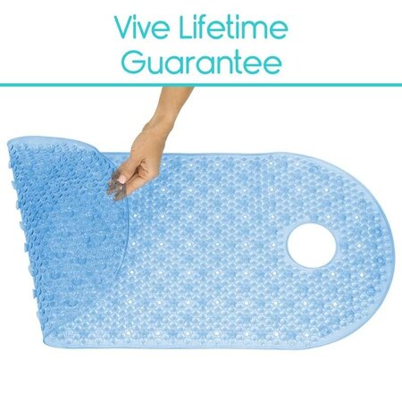 Vive Health XL Oval Bathtub Mat