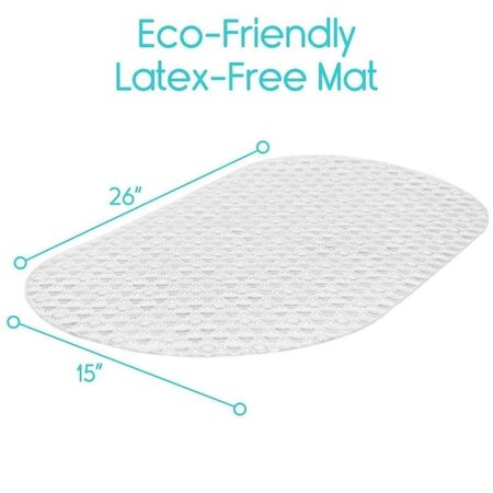 Vive Health 26" Oval Bath Mat
