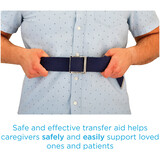 Nova Ortho-Med, INC. GAIT BELT  72"  BLUE  METAL BU
