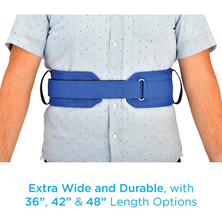 Nova Ortho-Med, INC. HEAVY DUTY GAIT BELT 42" BLUE