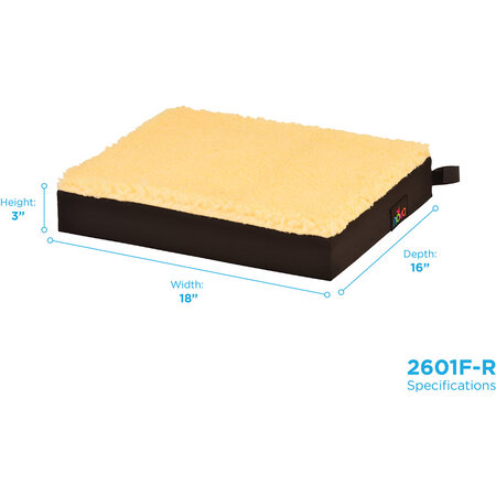 Nova Ortho-Med, INC. CUSHION GEL/FOAM W/ FLEECE TOP