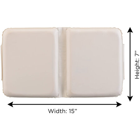 Nova Ortho-Med, INC. BATH SEAT CUSHION - WHITE