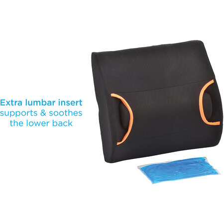 Nova Ortho-Med, INC. BACK CUSHION WITH HOT/COLD PK