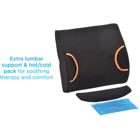 Nova Ortho-Med, INC. BACK CUSHION WITH HOT/COLD PK