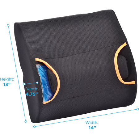 Nova Ortho-Med, INC. BACK CUSHION WITH HOT/COLD PK