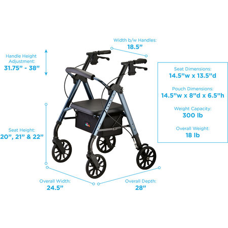 Nova Ortho-Med, INC. Star 8 Rollator