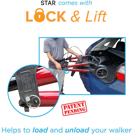 Nova Ortho-Med, INC. Nova Star 8 Rollator Walker Petite