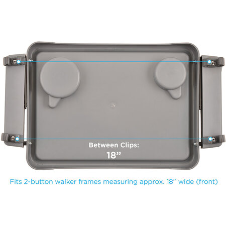 Nova Ortho-Med, INC. TRAY FOR 1" FOLDING WALKER