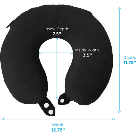 Nova Ortho-Med, INC. Memory Foam Travel Neck Pillow