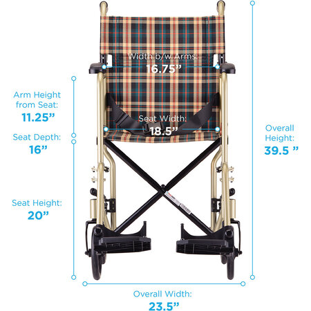 Nova Ortho-Med, INC. Nova Lightweight Transport Chair