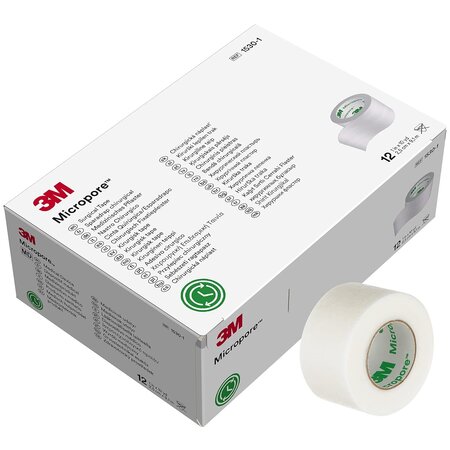3M MicroPore Tape With Dispenser Roll-