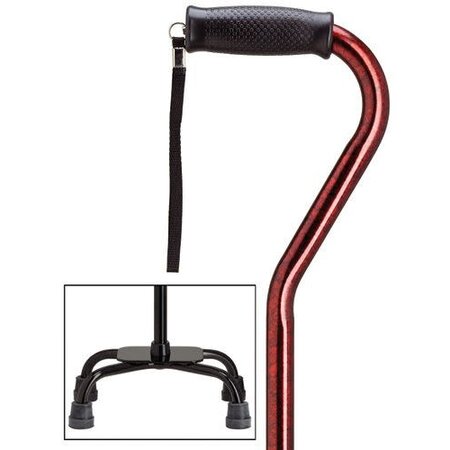 Large Base Granite Quad Cane