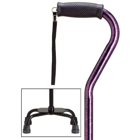 Large Base Granite Quad Cane