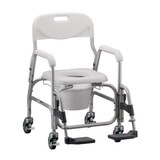 Nova Ortho-Med, INC. SHOWER COMMODE W/WHEELS &SA FR