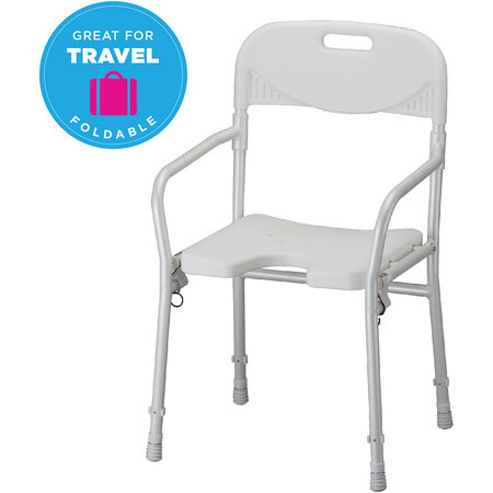 Nova Ortho-Med, INC. BATH CHAIR W/ ARMS-FOLDABLE