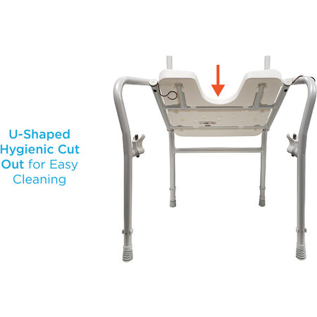 Nova Ortho-Med, INC. BATH CHAIR W/ ARMS-FOLDABLE