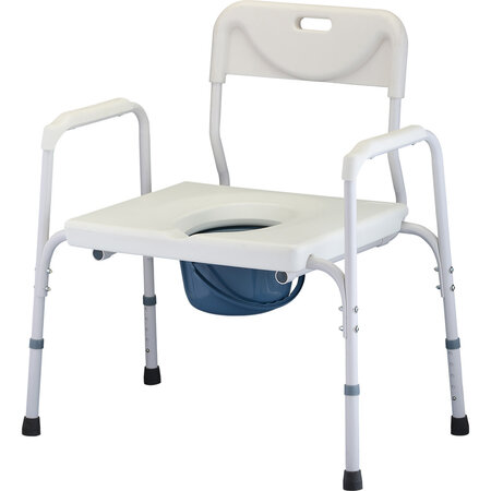 Nova Ortho-Med, INC. HEAVY DUTY COMMODE W/BACK 450