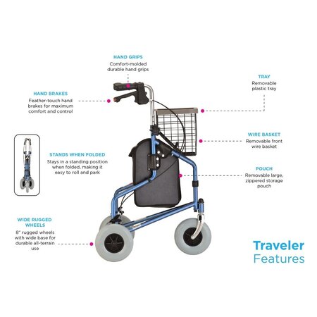 Nova Ortho-Med, INC. Traveler Rollator