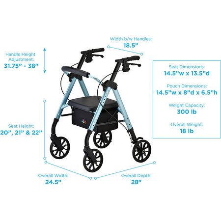 Nova Ortho-Med, INC. Star 8 Rollator
