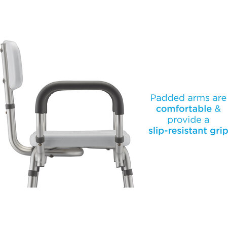 Nova Ortho-Med, INC. Nova Bath Seat Cutout with Back Standard