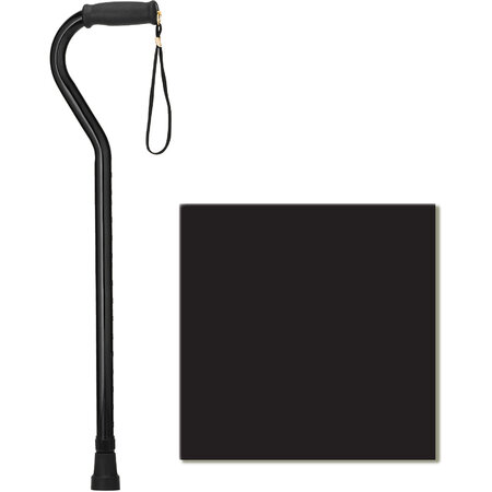 Nova Ortho-Med, INC. Cane- HD and Tall Offset Black