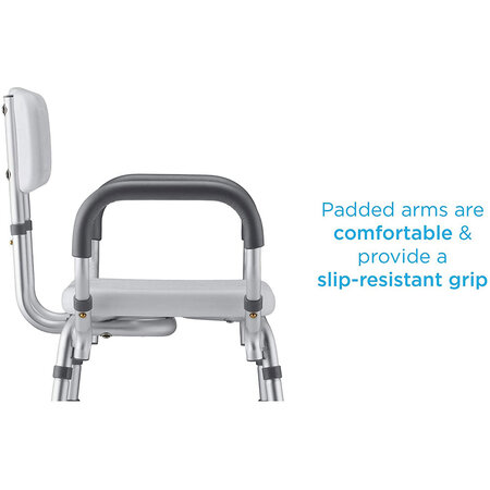 Nova Ortho-Med, INC. Nova Bath Seat With Back & Arms Standard