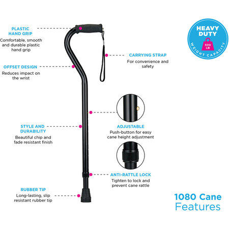 Nova Ortho-Med, INC. Heavy Duty Offset Cane
